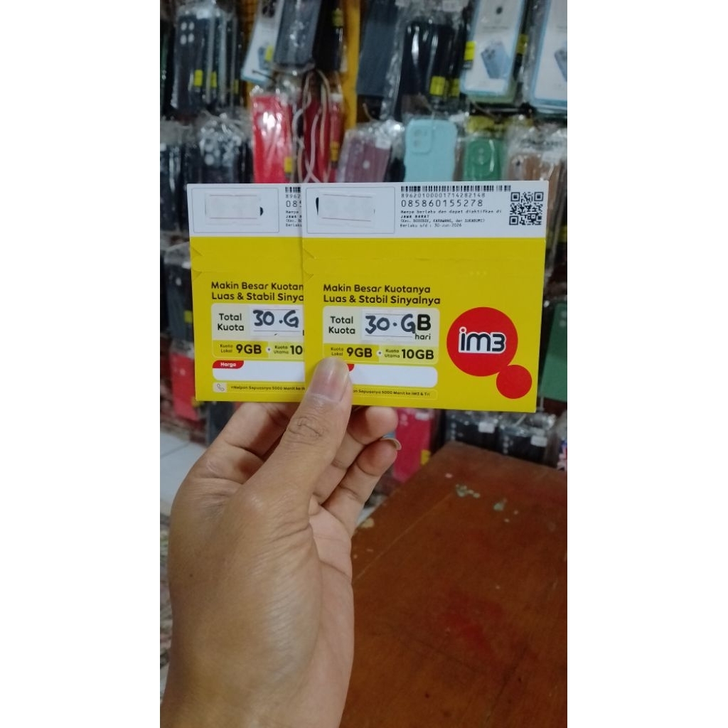 kartu kuota indosat 30.GB