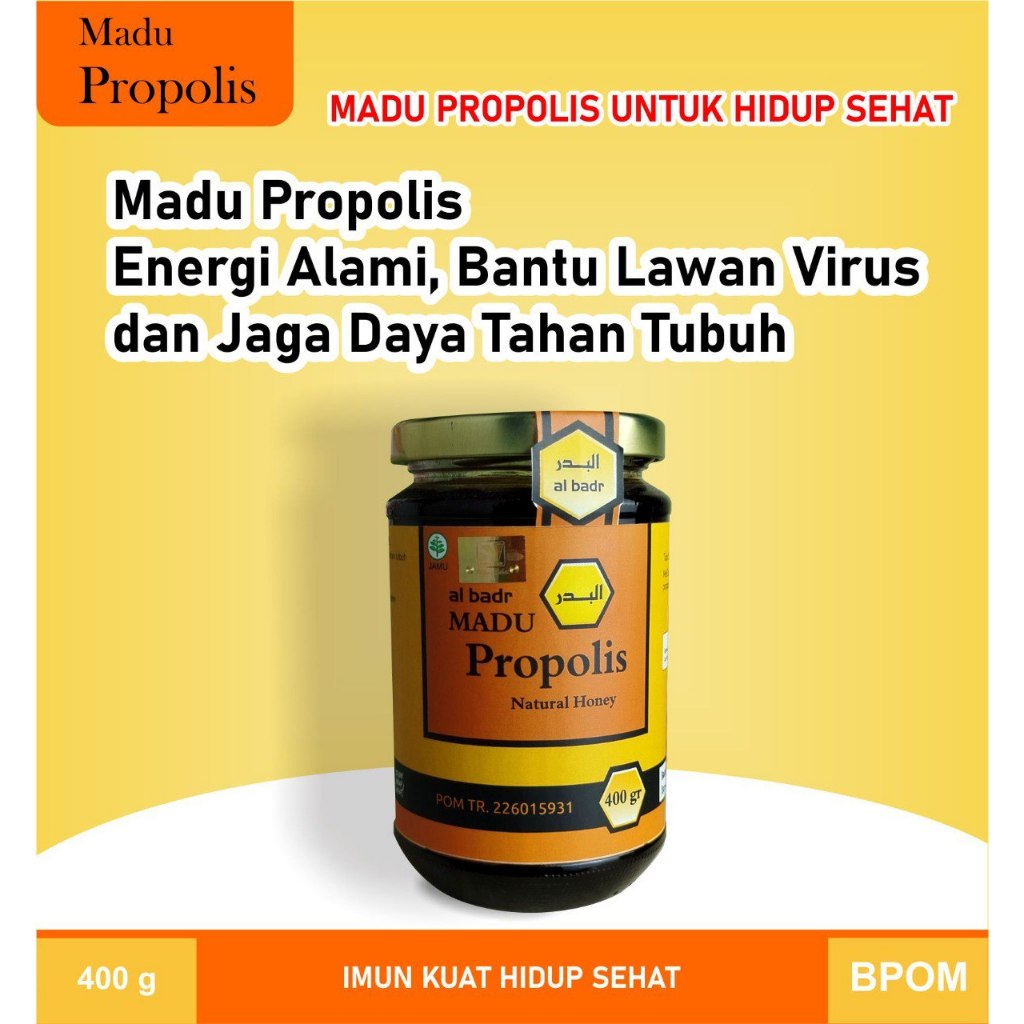 

Madu Propolis 400 gram al badr