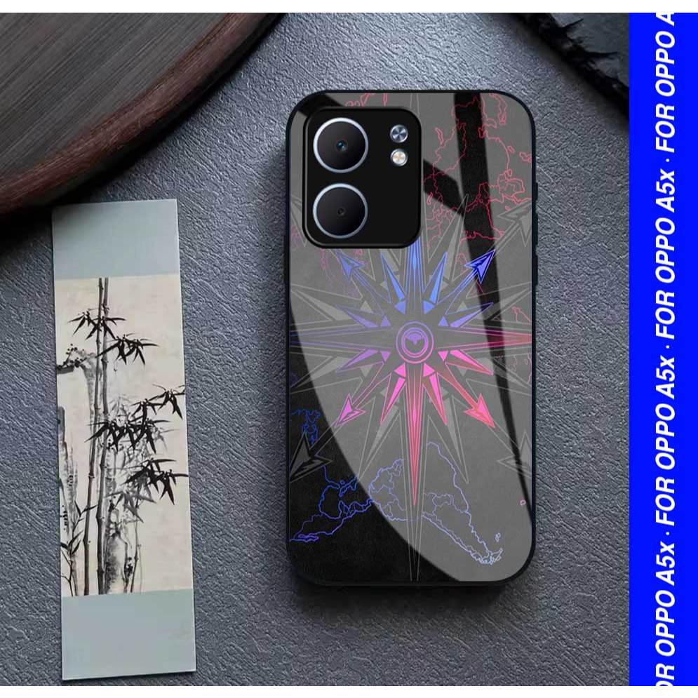 Softcase Kaca OPPO A5X - Casing HP OPPO A5X Terbaru [M371] Casing OP - Motif Keren Aestetik - kesing