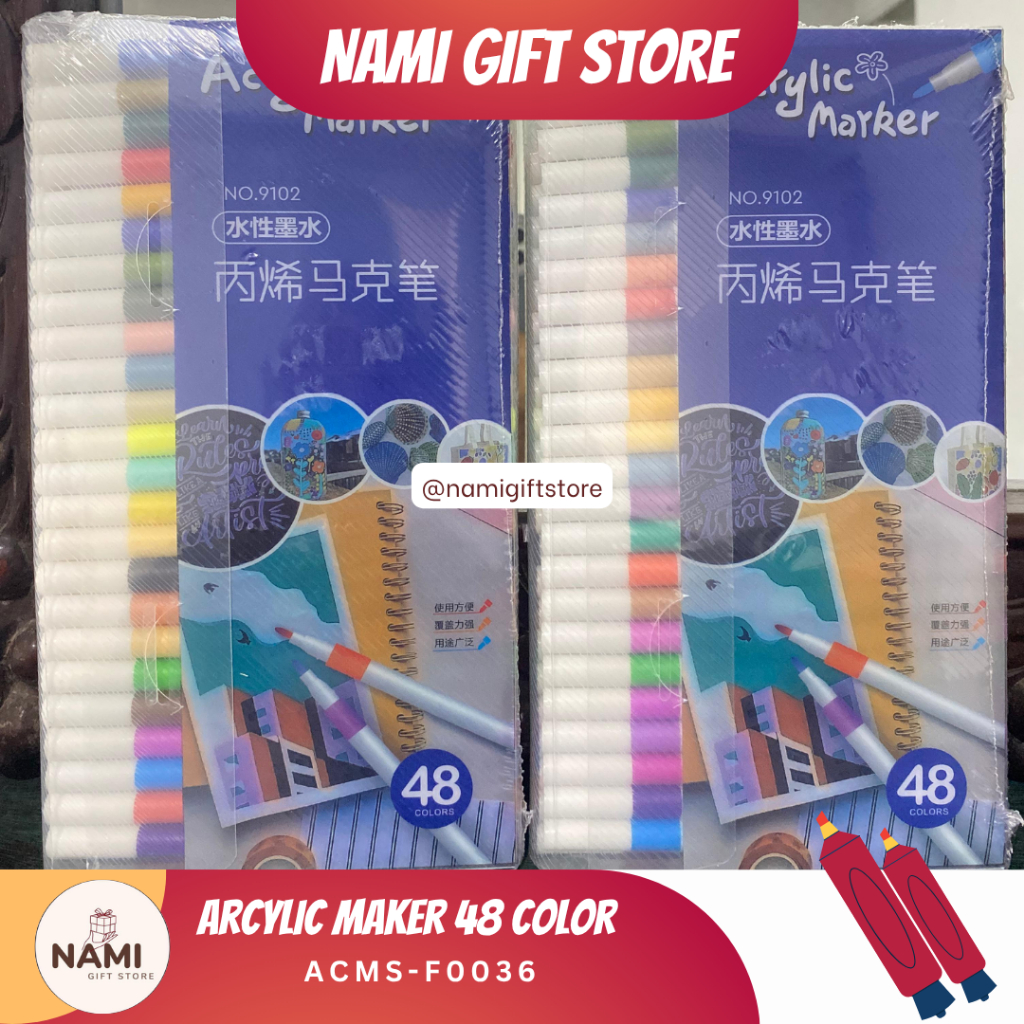 

[ACMS-F0036] Acrylic Marker 48 Color