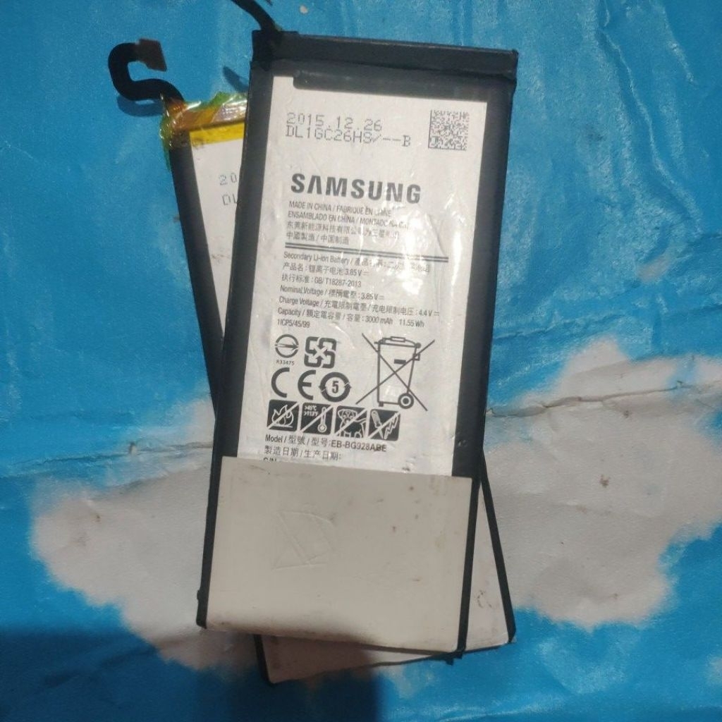 Batre baterai Eb-BG928ABE Samsung S6 Edge Plus original normal copotan asli