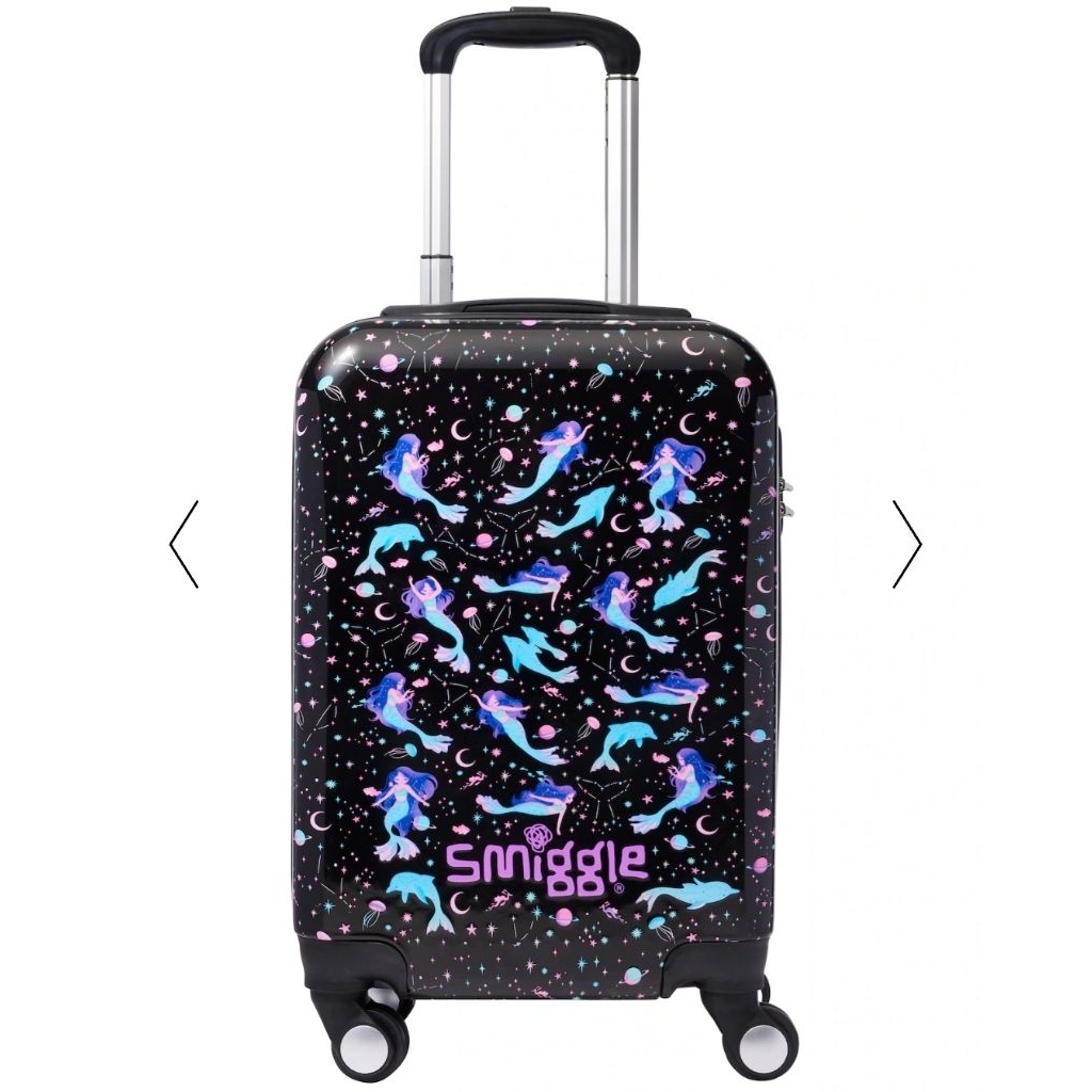 [100% ORIGINAL] SMIGGLE LIMITLESS MERMAID TRAVEL LUGGAGE TROLLEY BAG TAS KOPER SMIGLE BERPERGIAN 4 F