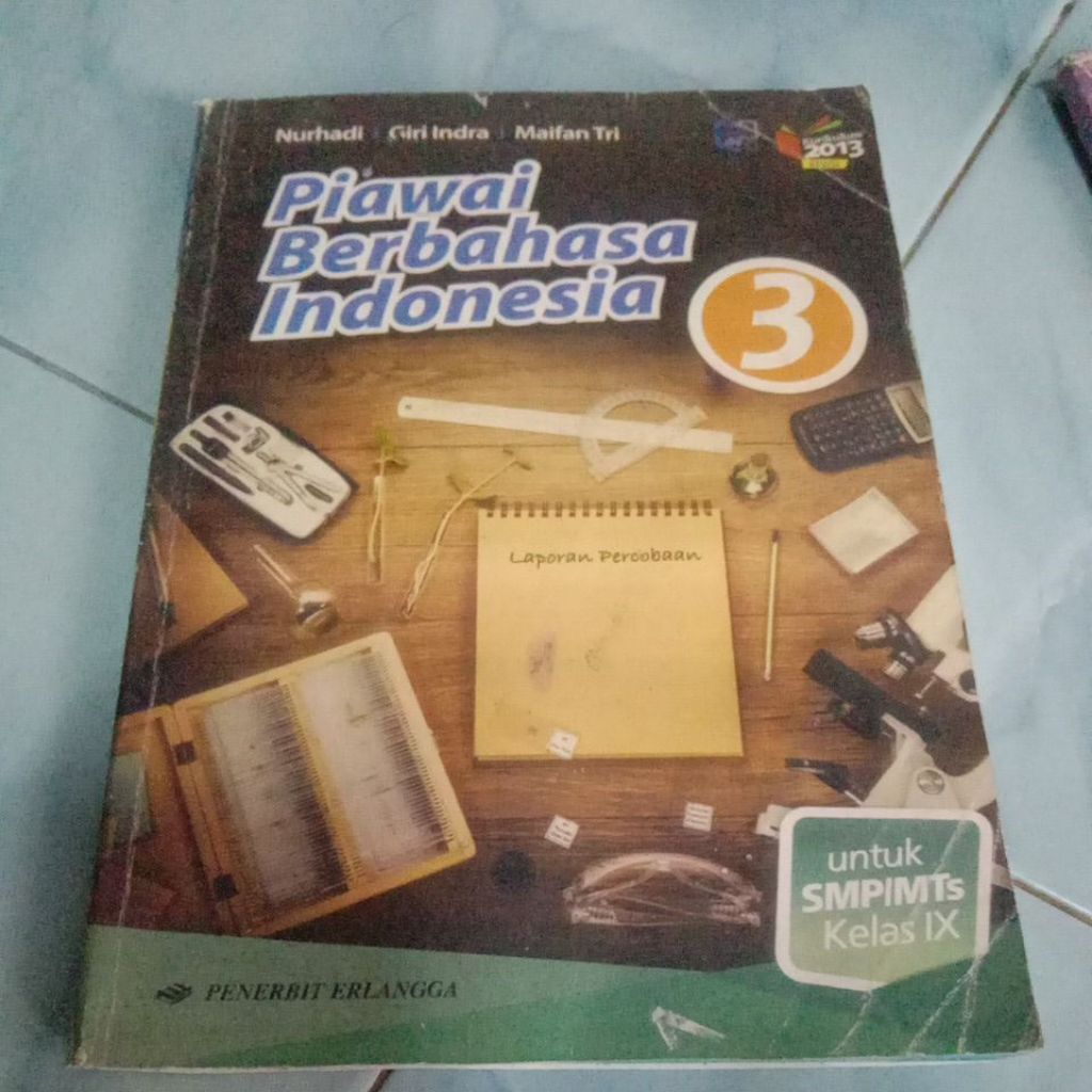 BUKU PIAWAI BERBAHASA INDONESIA 3 SMP MTS