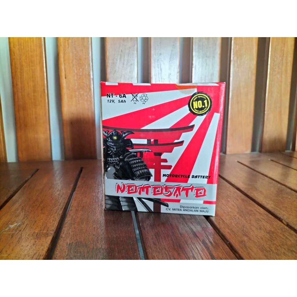 Aki Motor GM5Z Aki Accu Motor Yamaha Mio Sporty, Jupiter MX  Lama, Mio Smile, Vega R, Vega ZR Aki Ni