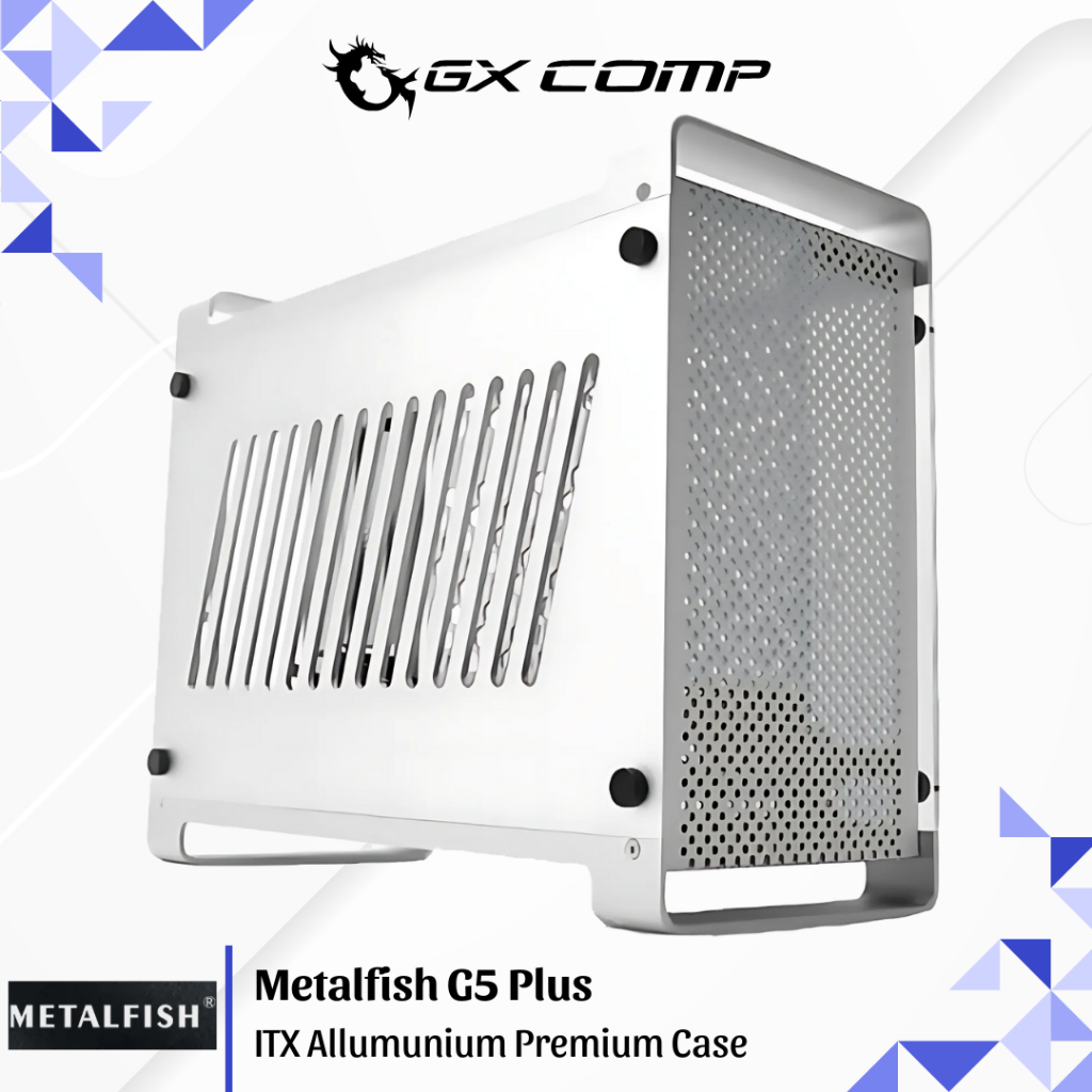 Metalfish G5 Plus | ITX Allumunium Premium Case - Casing PC Itx