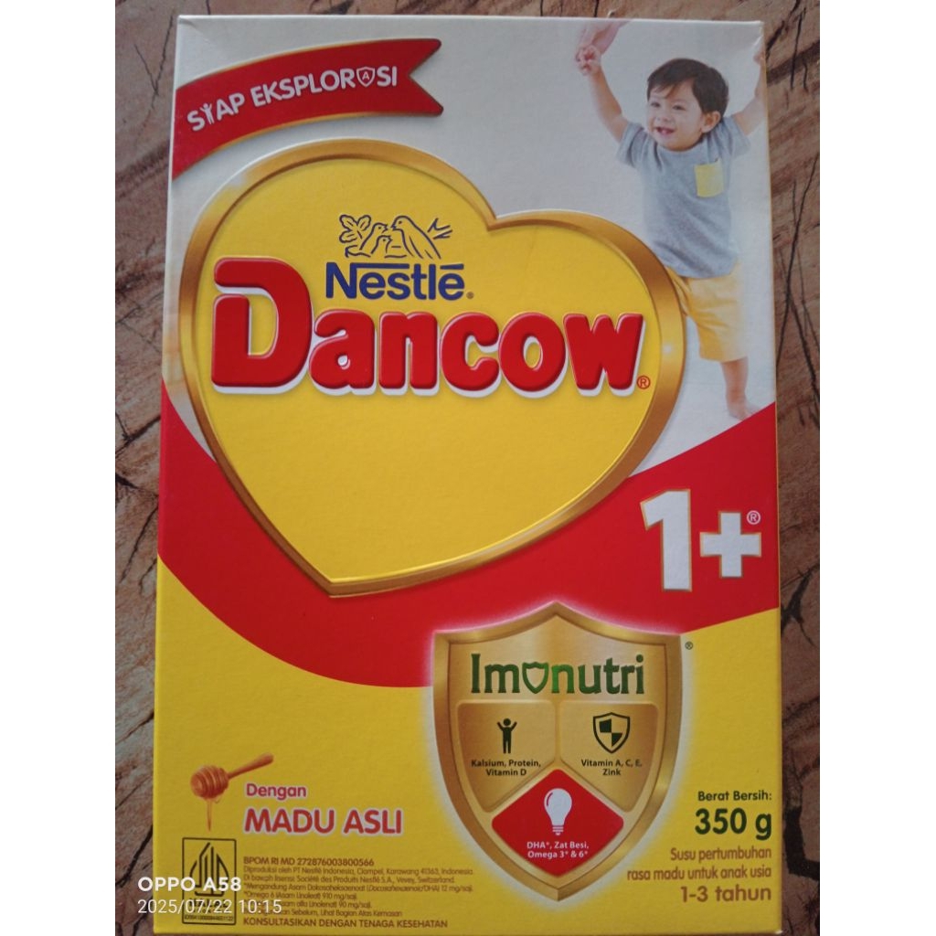 

susu Dancow 1+ 350g rasa madu