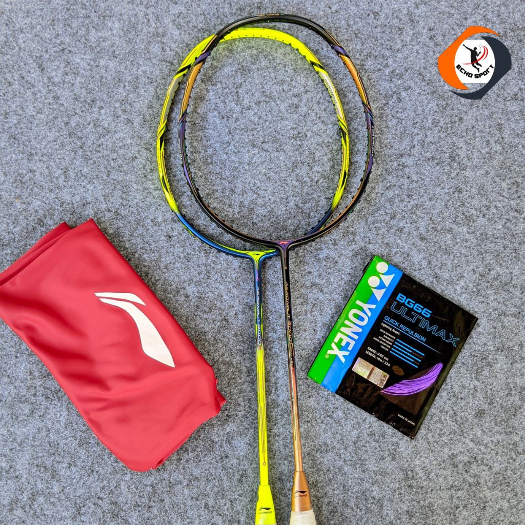 RAKET BADMINTON LINING AERONAUT 9000 32LBS TERBARU SIAP PAKAI BONUS TAS DAN GRIP