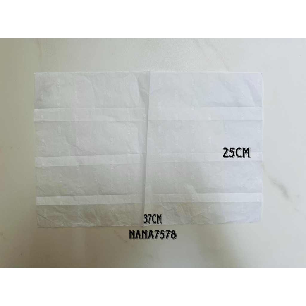

Dior tissue paper wrapping paper