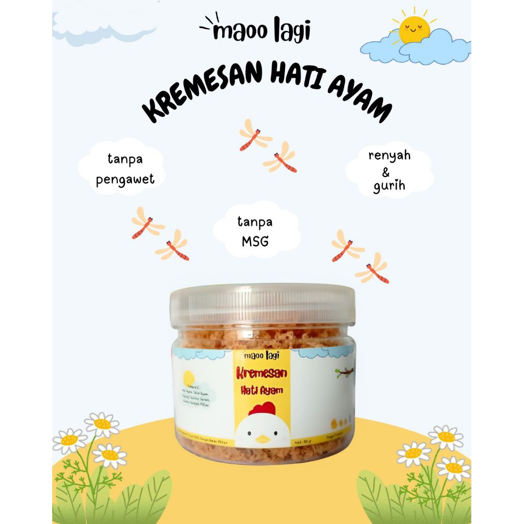 

Kremesan Hati Ayam Non MSG 50gr