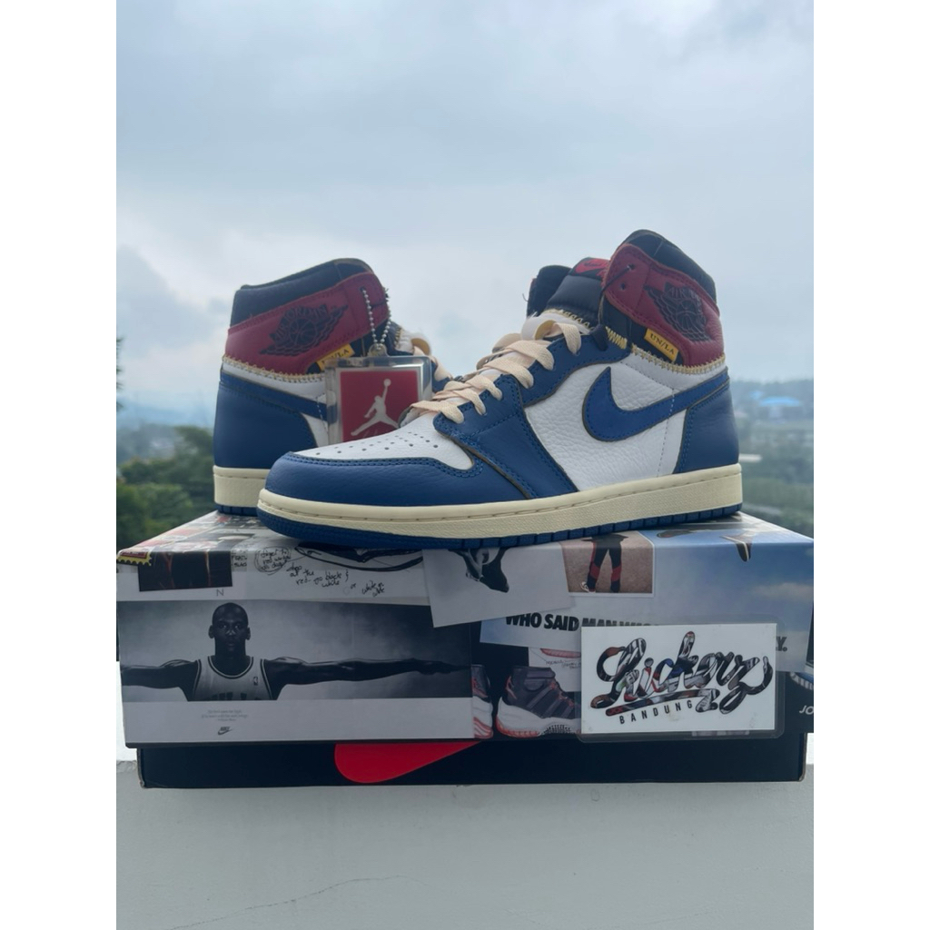Union Los Angeles x Nike Air Jordan 1 High Retro OG Storm Blue ORIGINAL