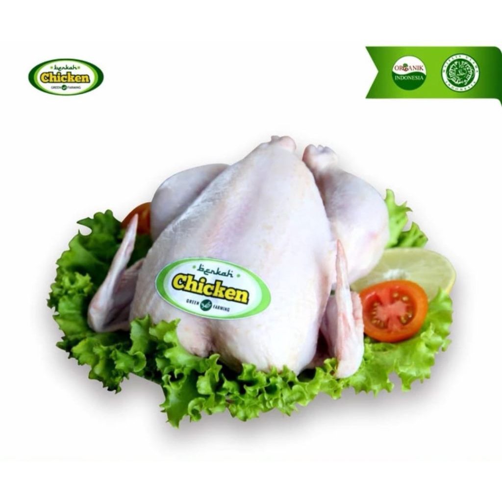 

Ayam Utuh Organik Berkah Chiken 910gr.Belum Dipotong-potong