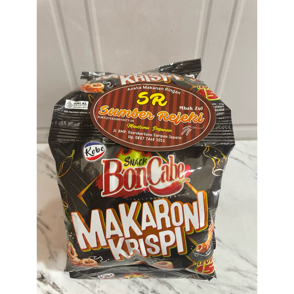 

MAKARONI CRISPY BONCABE LEVEL 15 ISI 10PCS