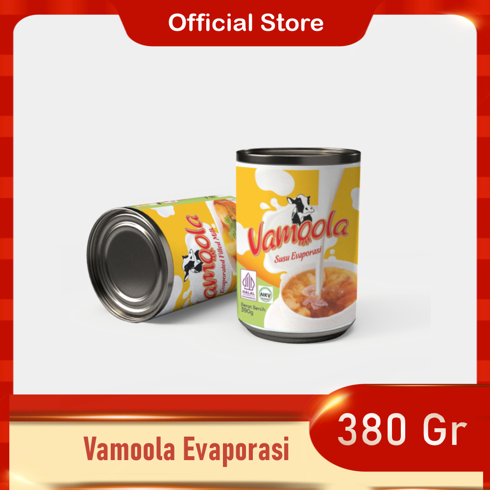 

Vamoola Evaporasi Susu Cair 380 gr (Karton)