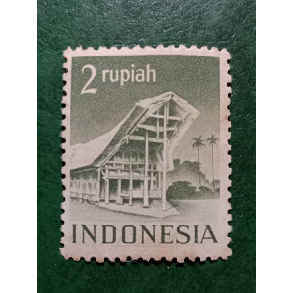

Prangko Indonesia 2 Rupiah Candi & Bangunan Tahun 1949 UN USED