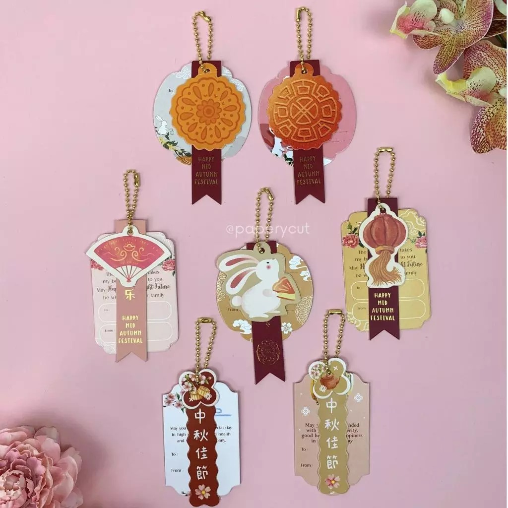 Hang Tag Bundle Tag / Tag Kartu Ucapan - Mooncake Mid Autumn Festival