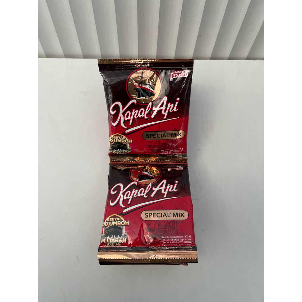 

kapal Api Special Mix 23 gr isi 12 renteng