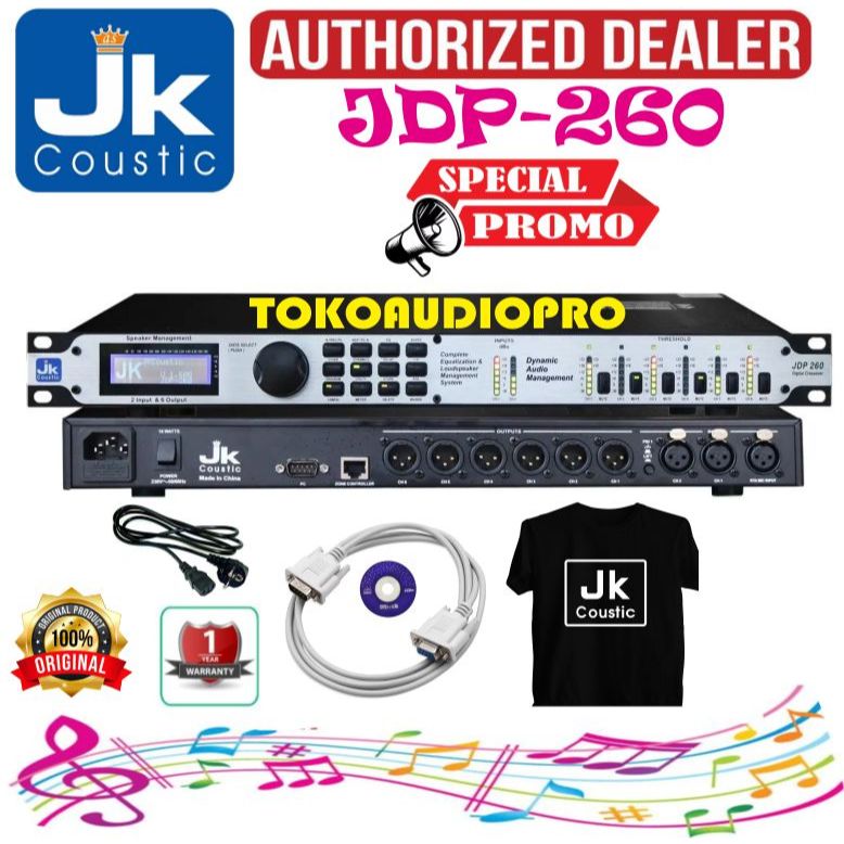 DLMS JK Coustic JDP260 Speaker Management JK Coustic JDP-260 Original