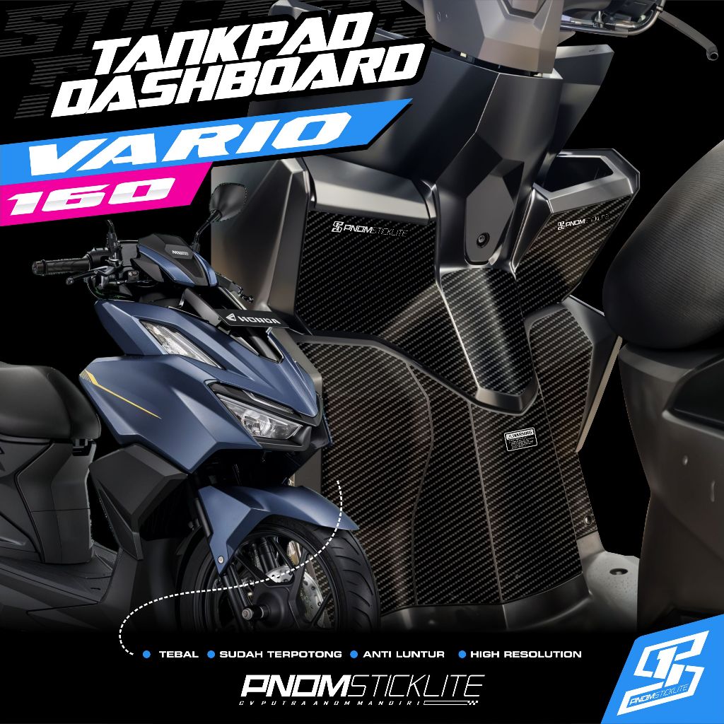 Sticker Tankpad Vario 160 Pelindung Dashboard Vario 160 Deckpad Vario 160 2022 Dashboard Protector