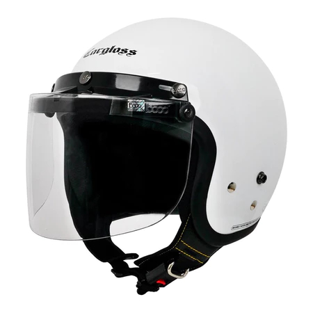 Helm Bogo Carglos Retro Dewasa Premium SNI Kaca Datar Murah