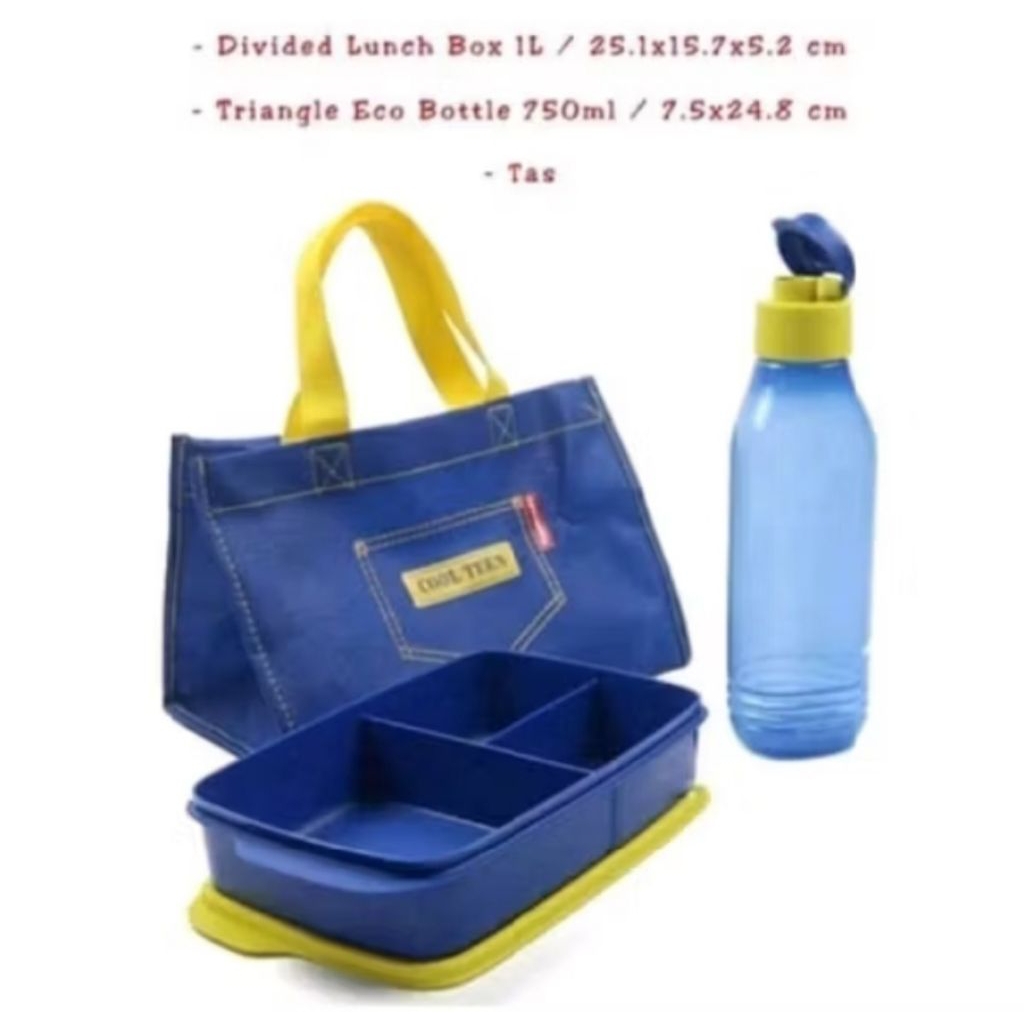 Tupperware Cool Teen Lunch Set Bekal