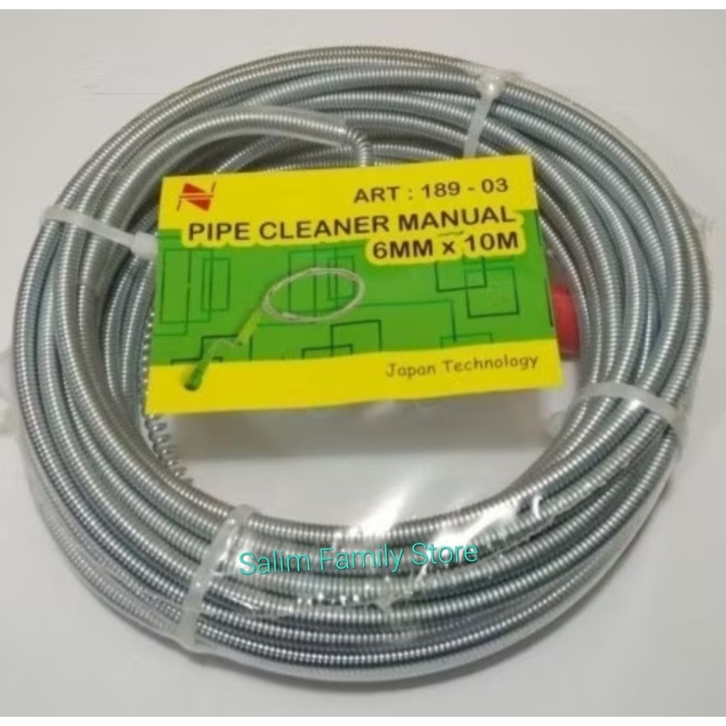 Pembersih Pipa Tersumbat Drain Pipe Cleaner Manual 10 meter NANKAI