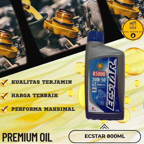 OLI Suzuki Ecstar 800 SGO Pelumas Mesin Motor Suzuki Ecstar 0.8L