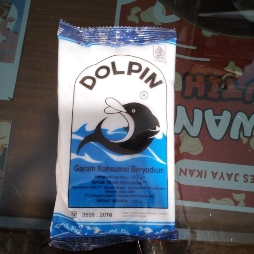 

garam dolphin halus/garam dapur masakan asin