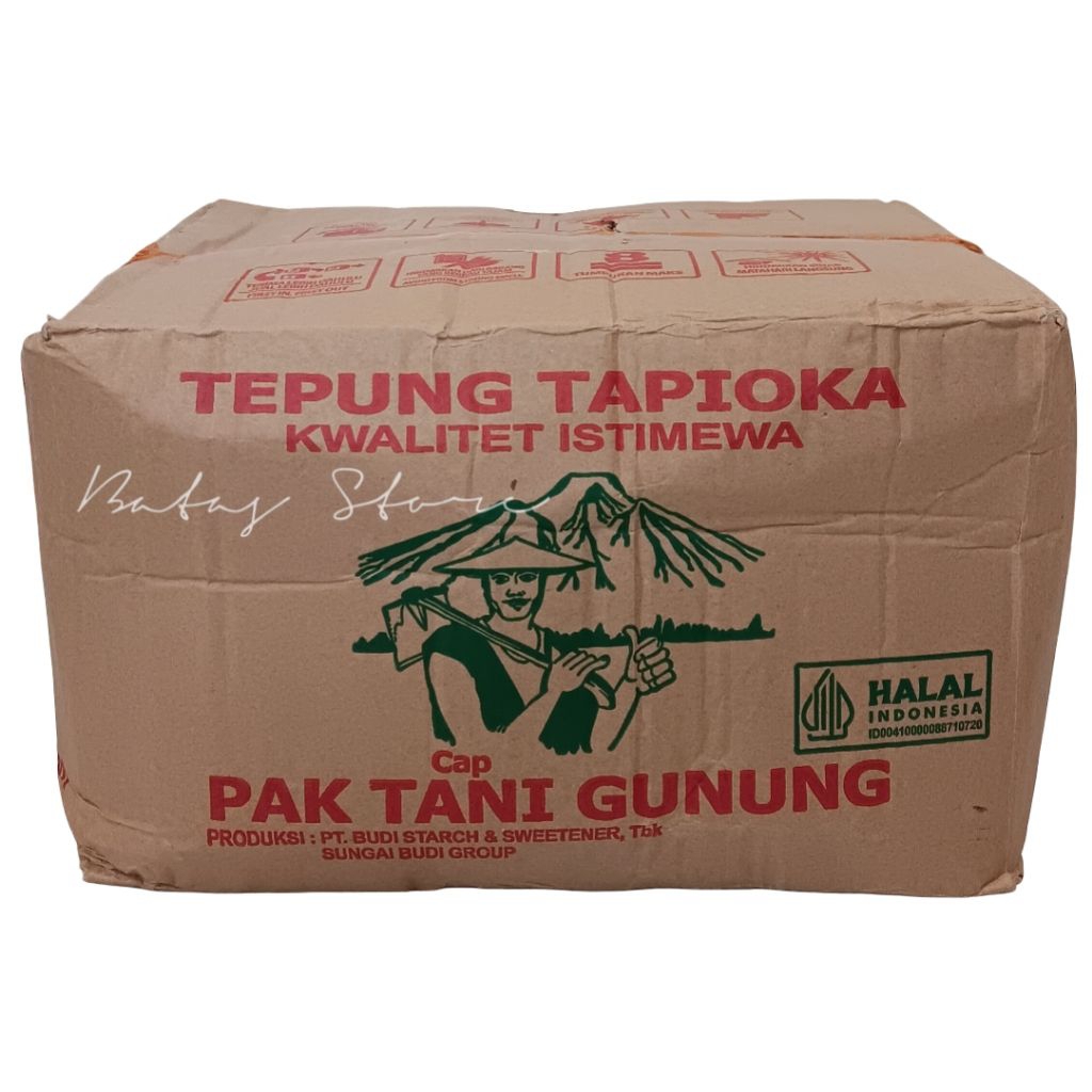 

Tepung Tapioka Pak Tani Gunung 1 Dus Kemasan 500g | 20pcs