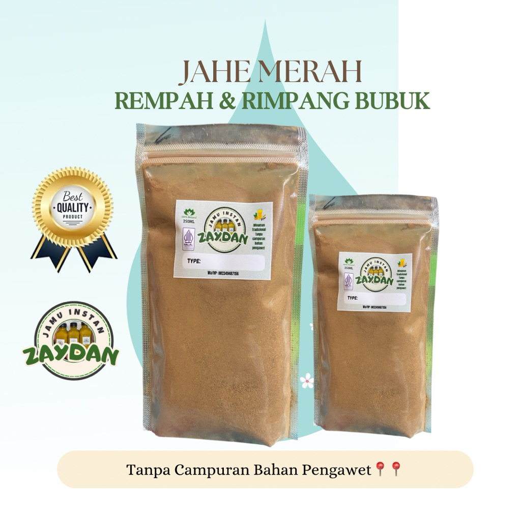 

Jahe Merah Bubuk Original 50gr