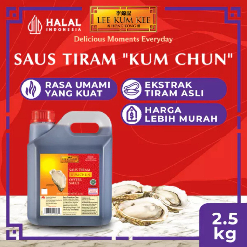 

Lee Kum Kee Saus Tiram Kum Chun 2.5kg – Saus Tiram Ekonomis Rasa Autentik untuk Usaha Kuliner