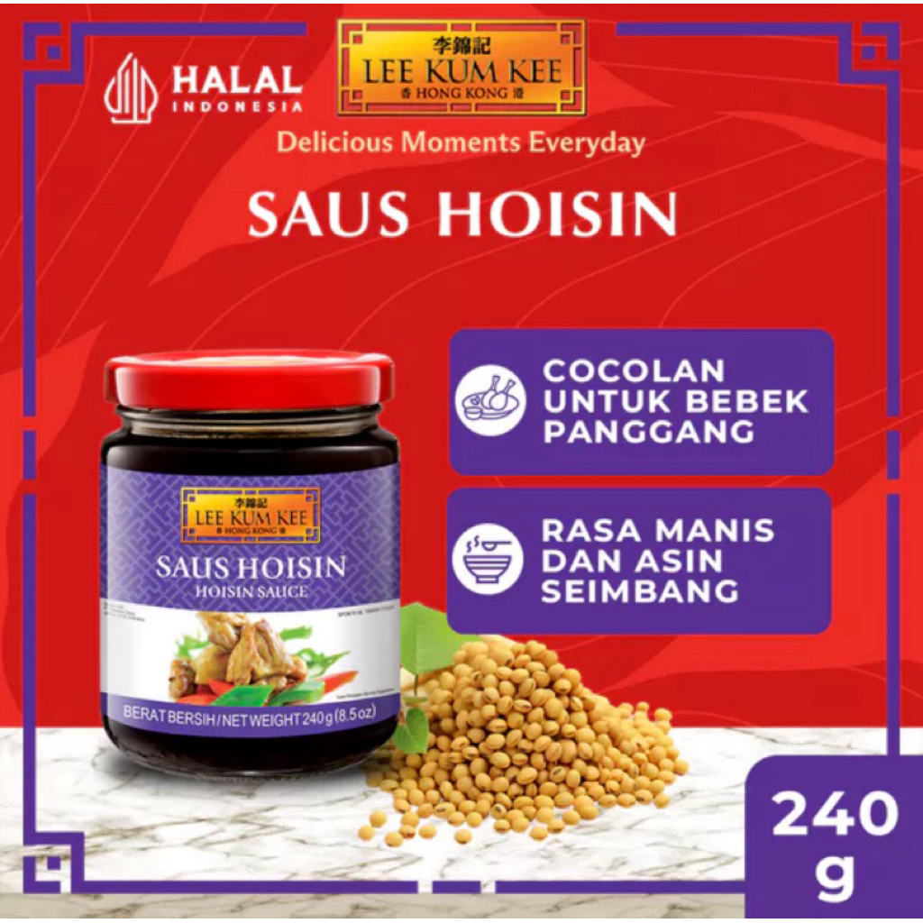 

Lee Kum Kee Saus Hoisin 240g – Saus Manis Gurih Khas Oriental untuk Masakan Lezat dan Serbaguna