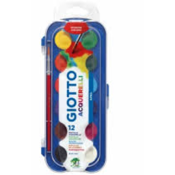 

Giotto Water Col. Blocks 30 MM 12Col-351200