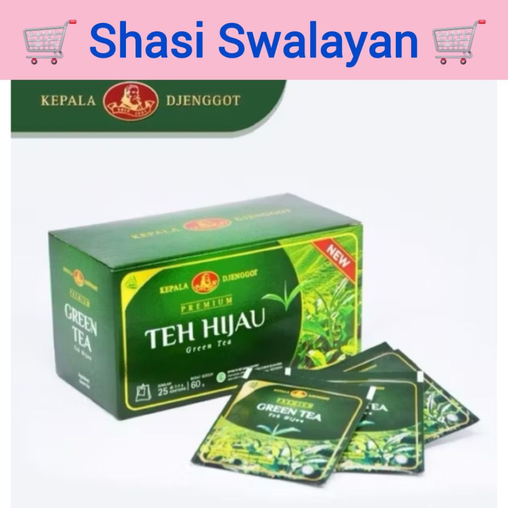 

Kepala Djenggot Premium Teh Hijau Celup 25 pcs
