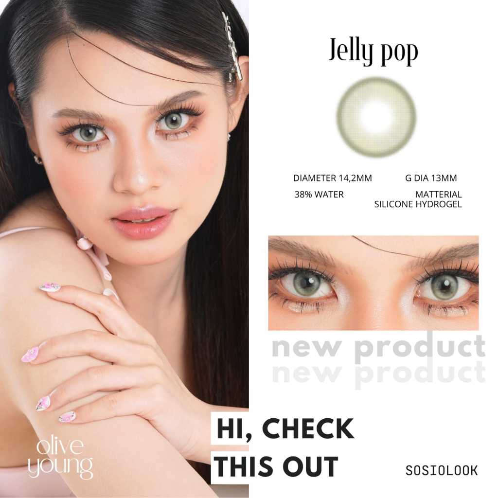 Sosiolook - Jelly Pop Olive Young - Softlens Korea