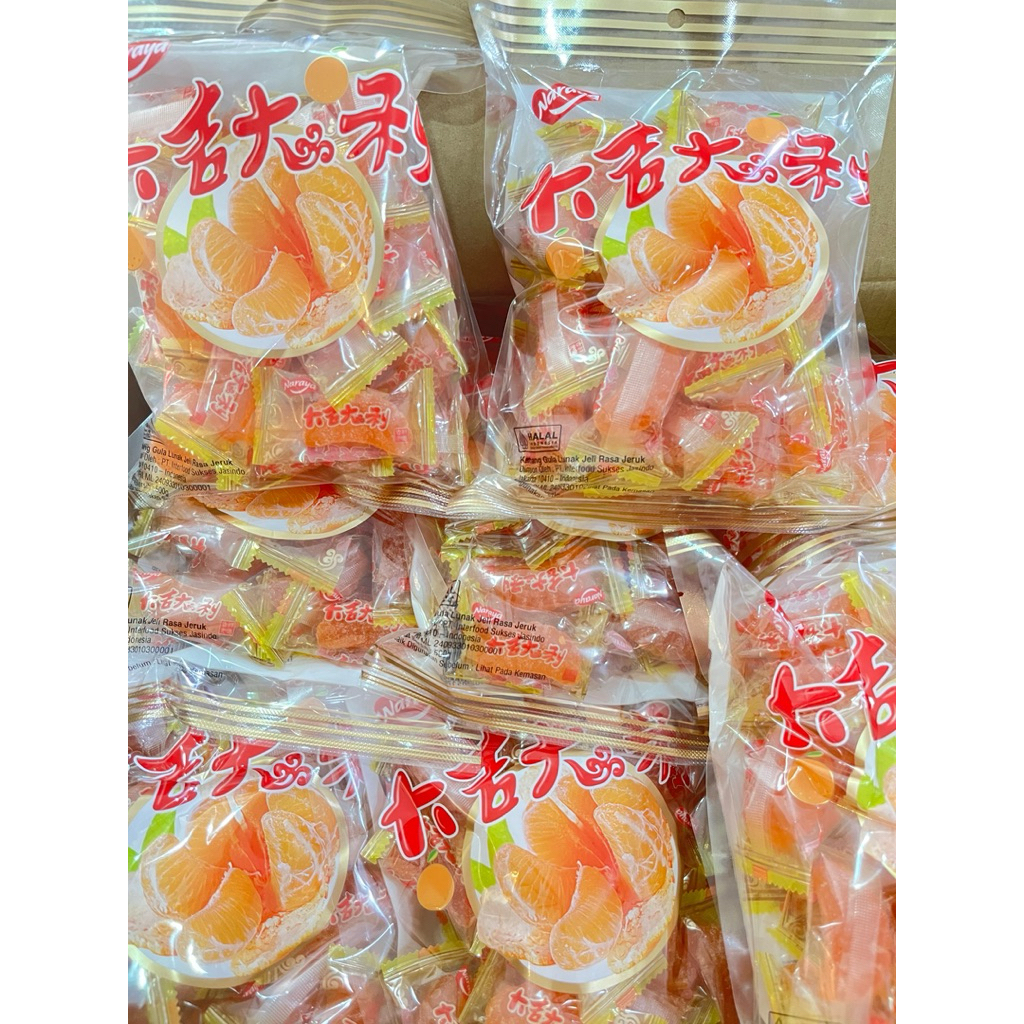 

Naraya Jelly Jeruk Permen Jeruk 500GR HALAL BPOM