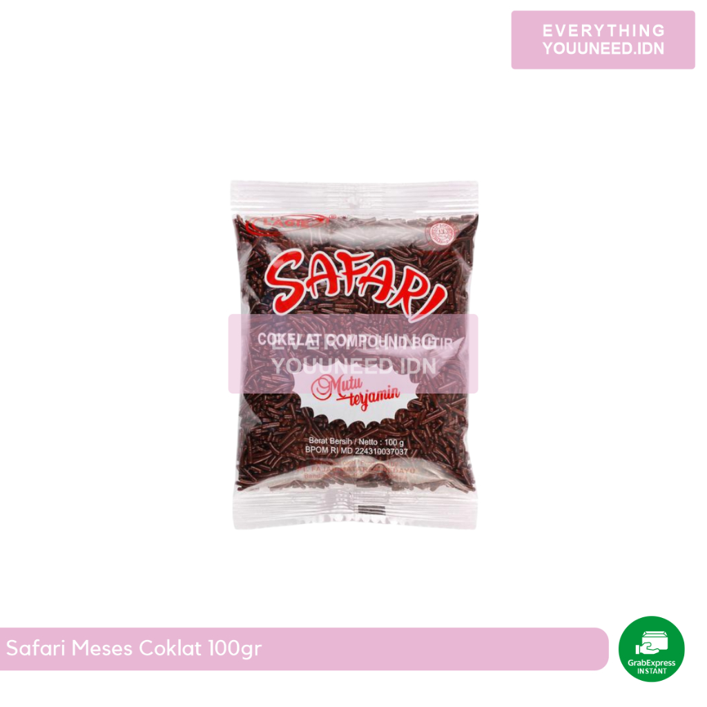 

Safari Meses Coklat 100gr
