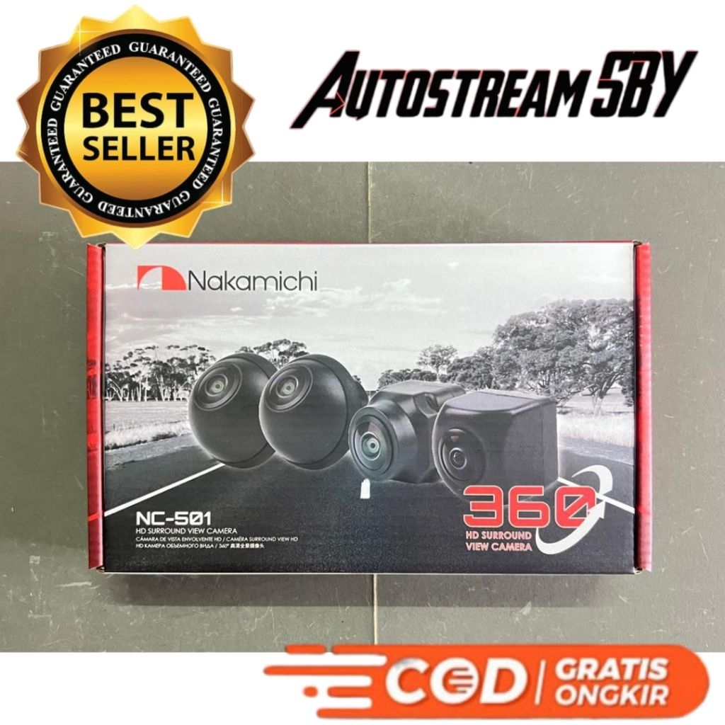 Camera 360 Nakamichi NC-501 | Kamera Mundur, Kamera Mobil, Kamera 360 Mobil, Kamera Parkir Mobil, Ka