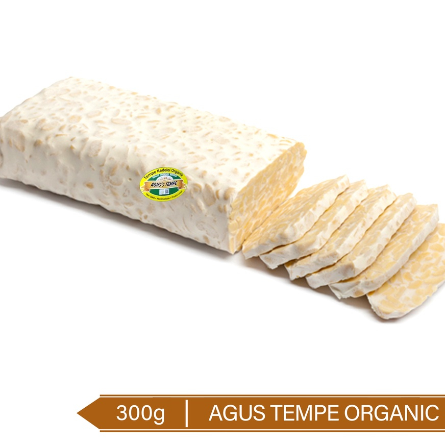 Tempe Kedelai Organik Agus Tempe 300g /Organic Tempeh 300g