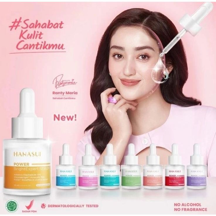 Hanasui Power Serum / Serum Wajah / Hanasui Serum Wajah