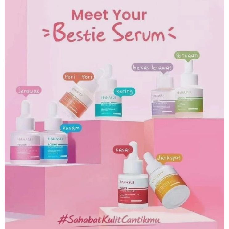 Hanasui Power Serum / Serum Wajah / Hanasui Serum Wajah
