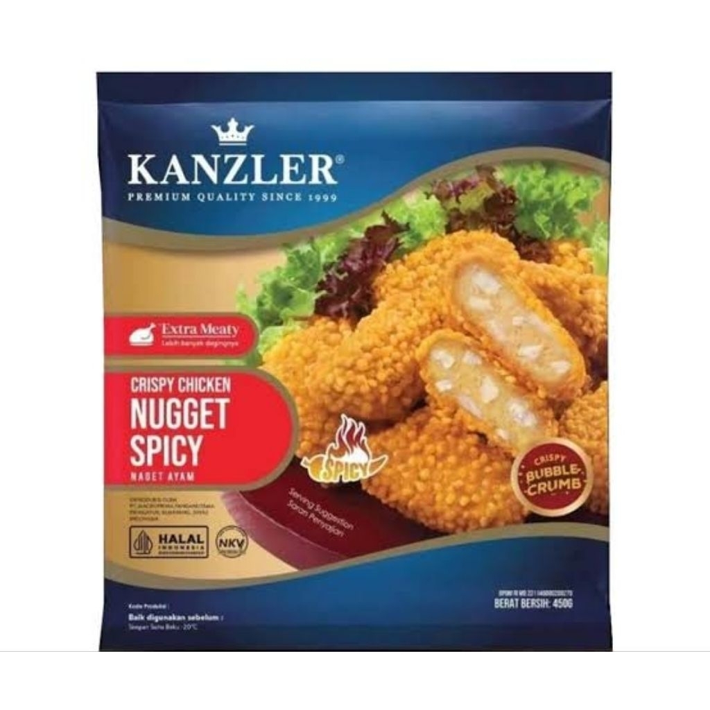 

kanzler crispy chicken nugget spicy 450gr