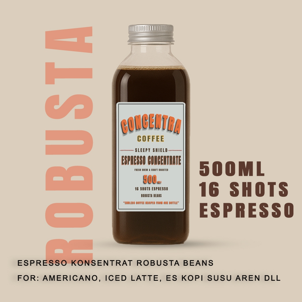 

Concentra Espresso Konsentrat Kopi Robusta 500ml