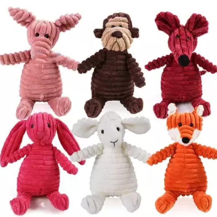 Mainan Anjing Bunyi - Boneka Anjing Mainan - Gigitan Anjing