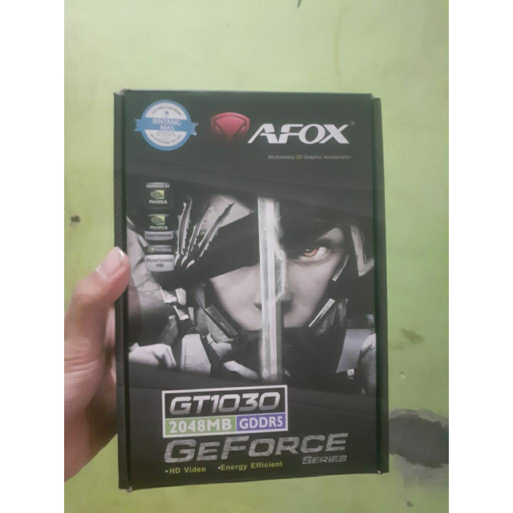 VGA NVIDIA GT 1030 2GB GDDR5 64 BIT - HEMAT DAYA 30 WAT - DIRECTX 12.1 - GARANSI