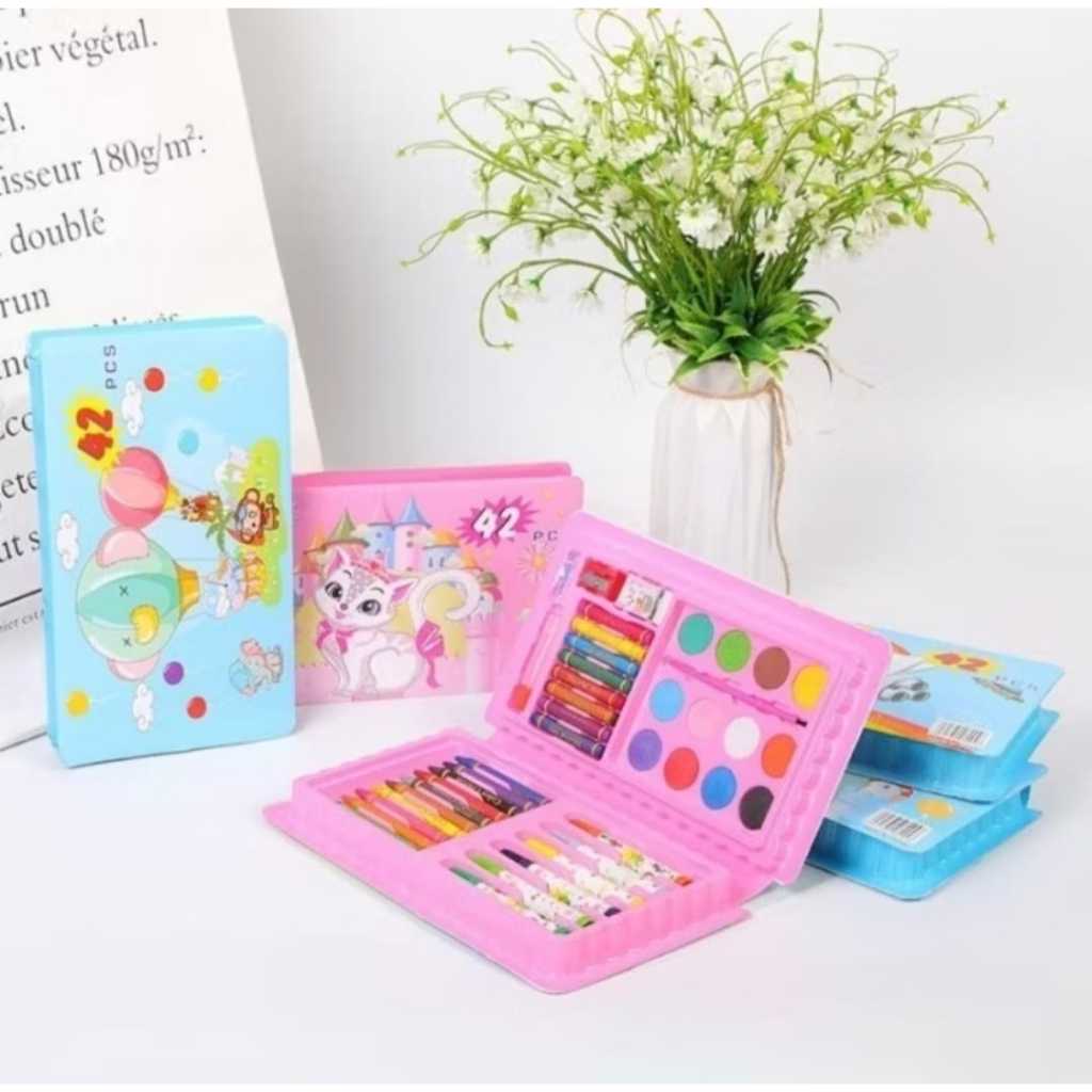 

Crayon Anak 42 Pcs / Pensil Warna 42 Pcs / Set Crayon Warna 42 pcs