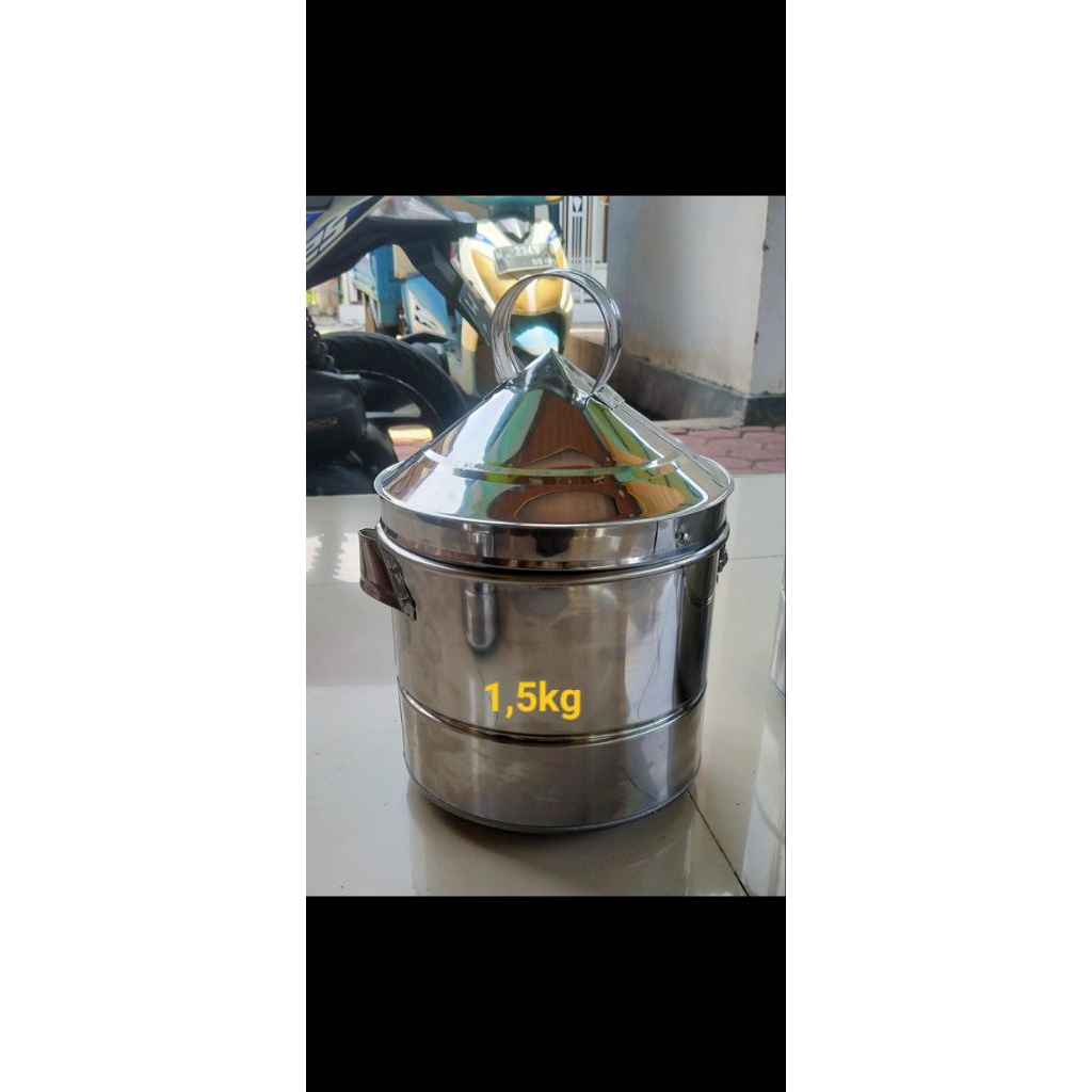 Dandang 1,5 kg stenlis steel, Tebal dan kuat