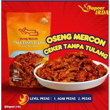 

Dapoer Irda Oseng Mercon Ceker Tanpa Tulang 200grm