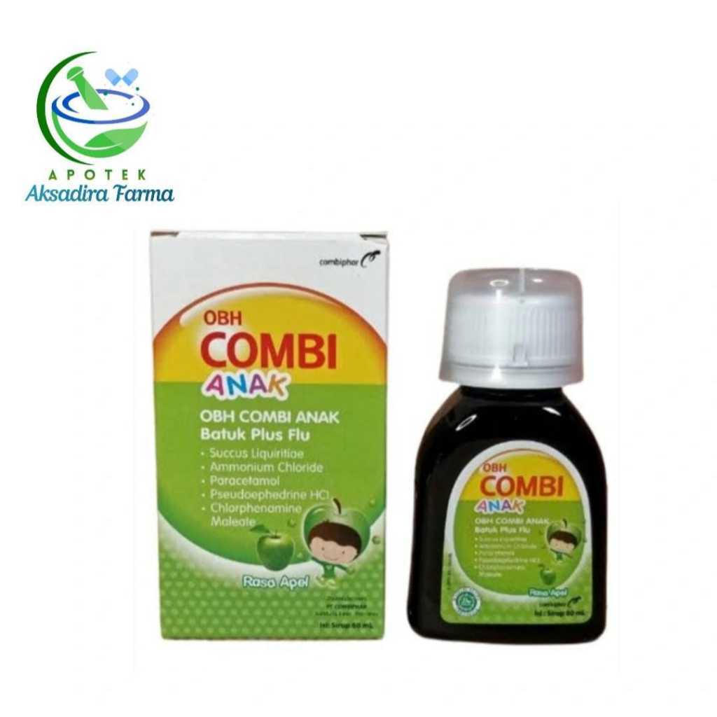 OBH Combi Anak Batuk Plus Flu Jeruk 60 ml / OBH Combi Batuk Plus Flu Anak