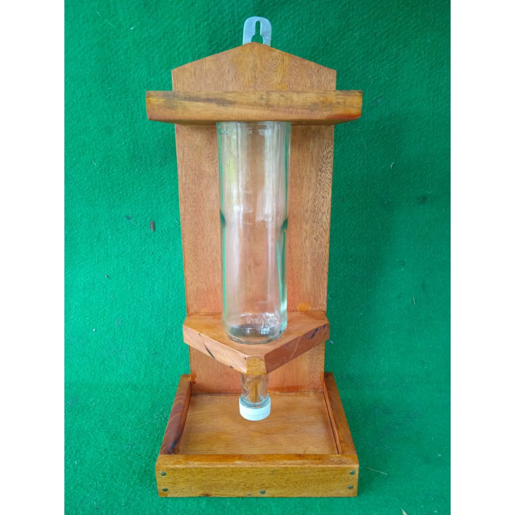 tempat pakan burung dikandang ternak dan AVIARI 460 ml PLISTUR/CAT