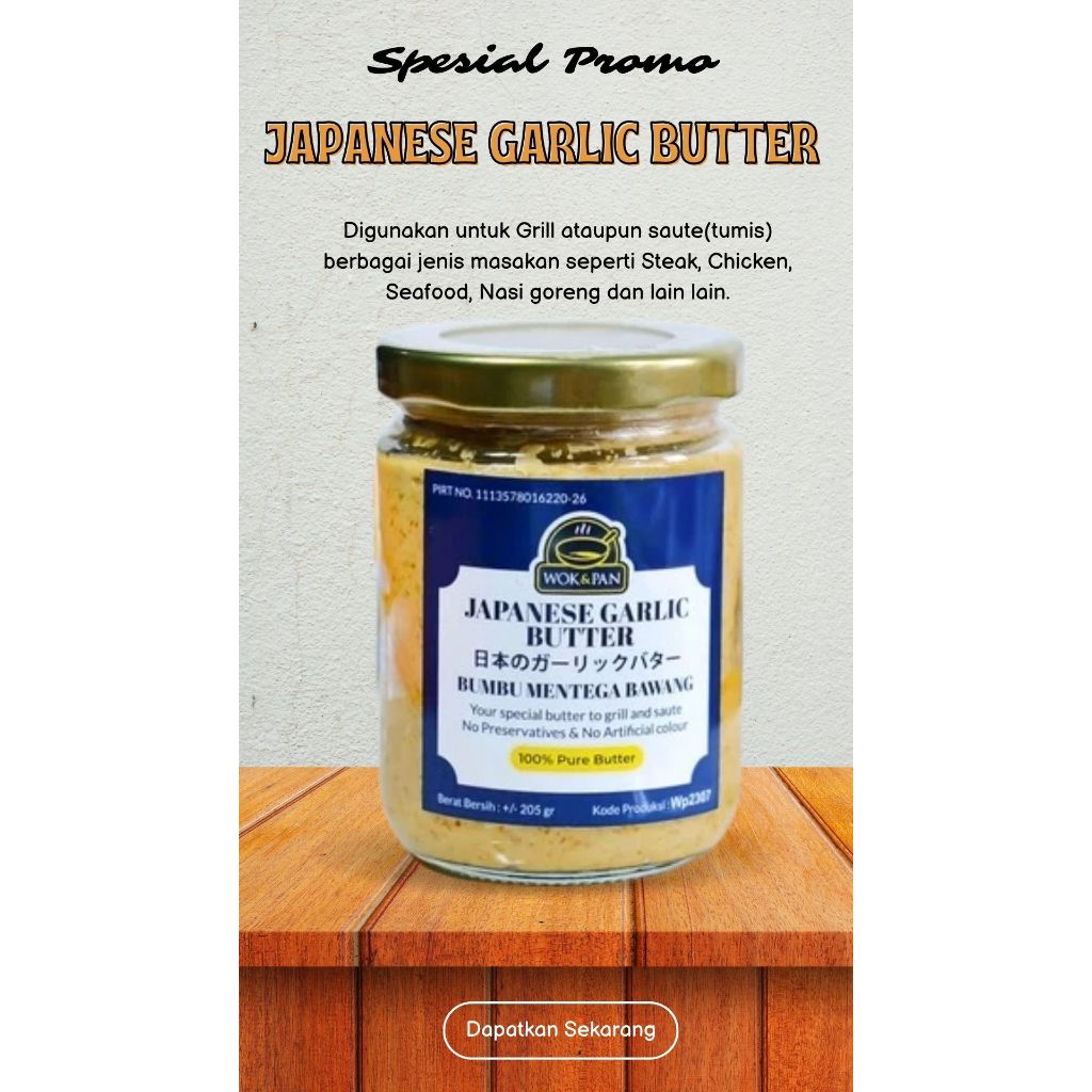 

Japanese Garlic Butter Bahan Memasak Praktis Anti Ribet